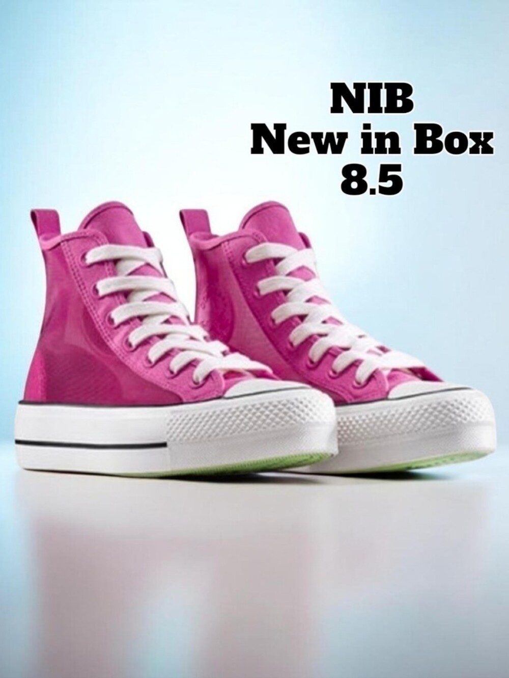 NIB Sz 8.5 Converse Chuck Taylor All Star Lift High Top Sneakers